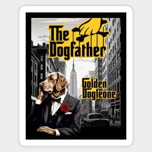 The Dogfather: Golden Dogleone Sticker